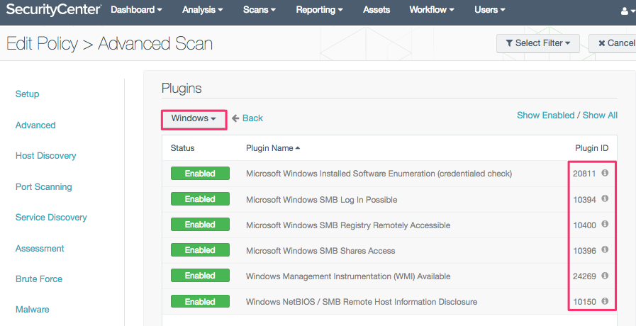 ACAS Scan Quick Credential Debug Scan Tenable 